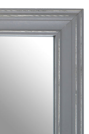 Oxford Grey Frame Rectangular Wall Mirror