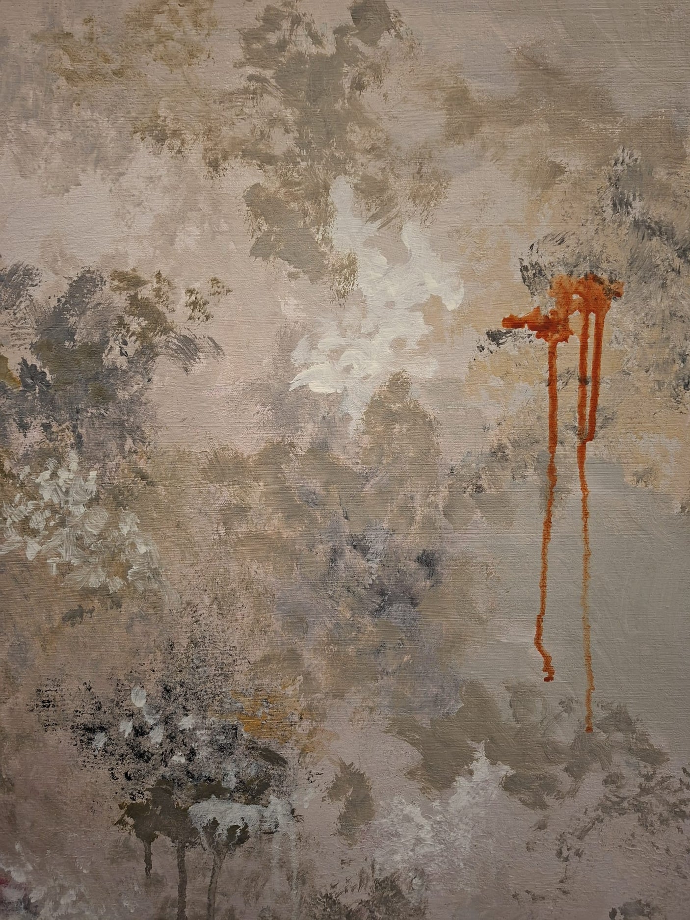 Phantom Lily - Framed Original Hand Painted Floral Canvas Art