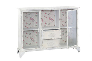 Borough Distressed Metal Display Cabinet