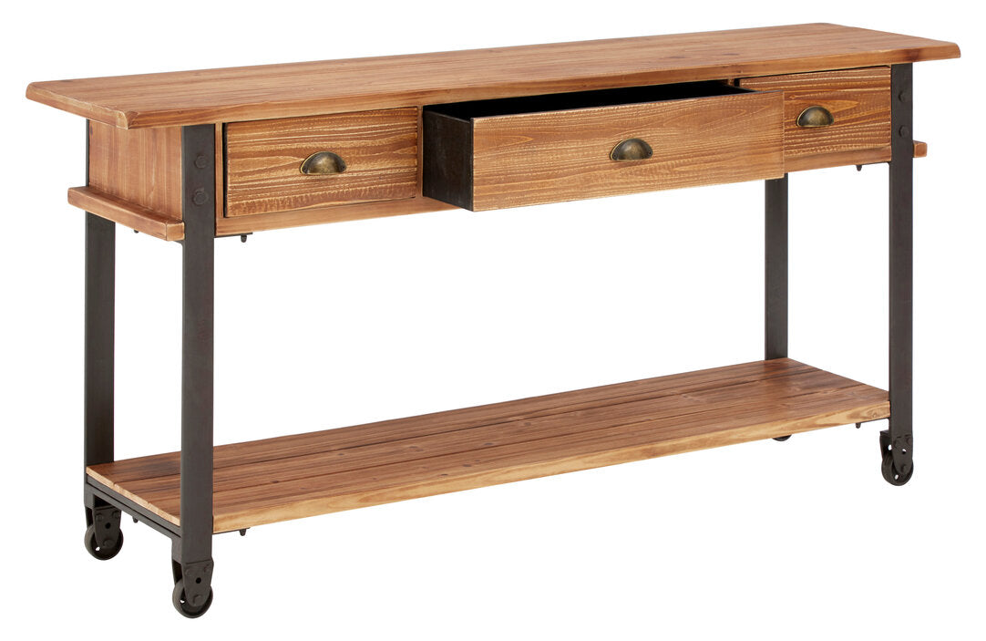 Forma 3 Drawer Console Table