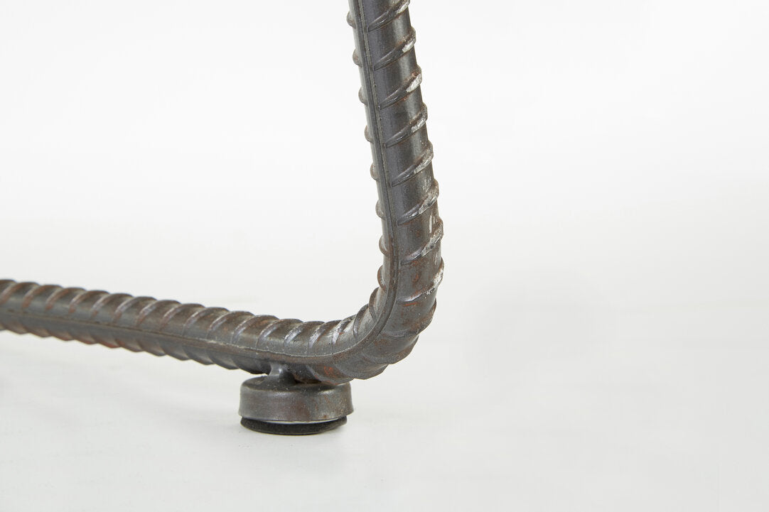 Forma Brown Leather Effect Bar Stool