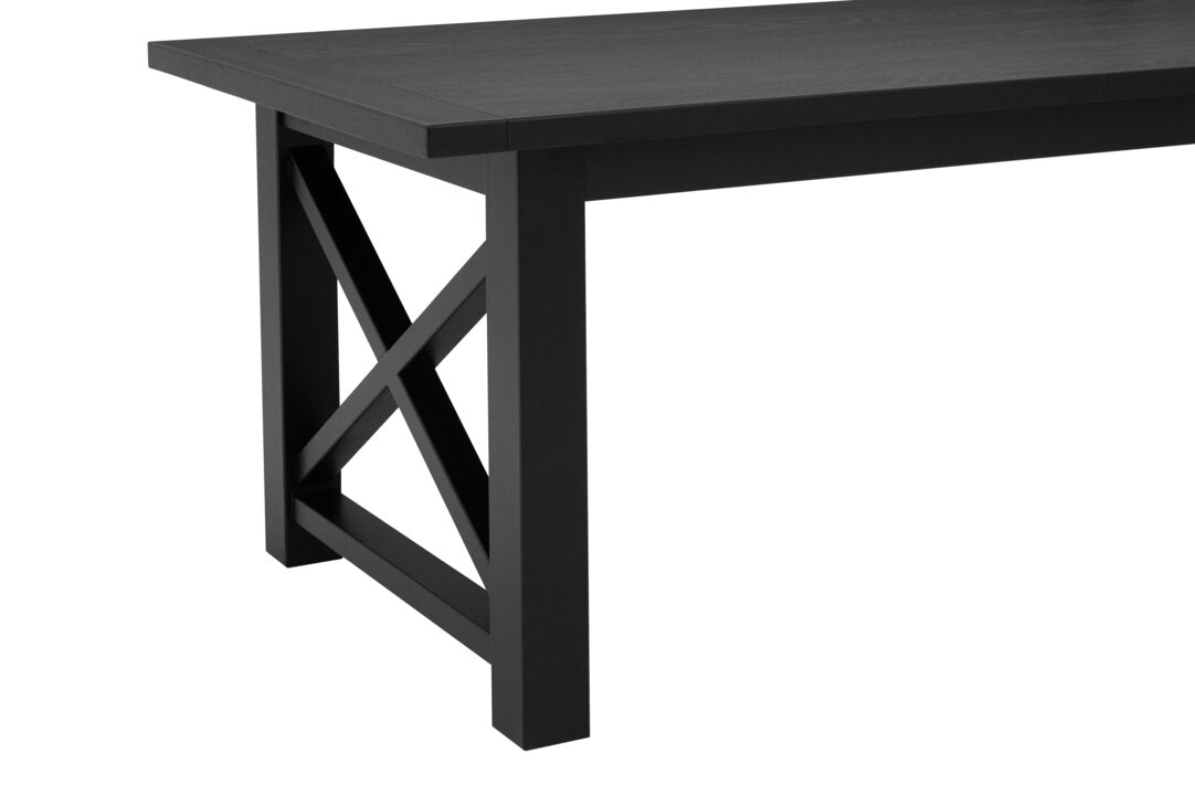 Arden Black Oak Dining Table
