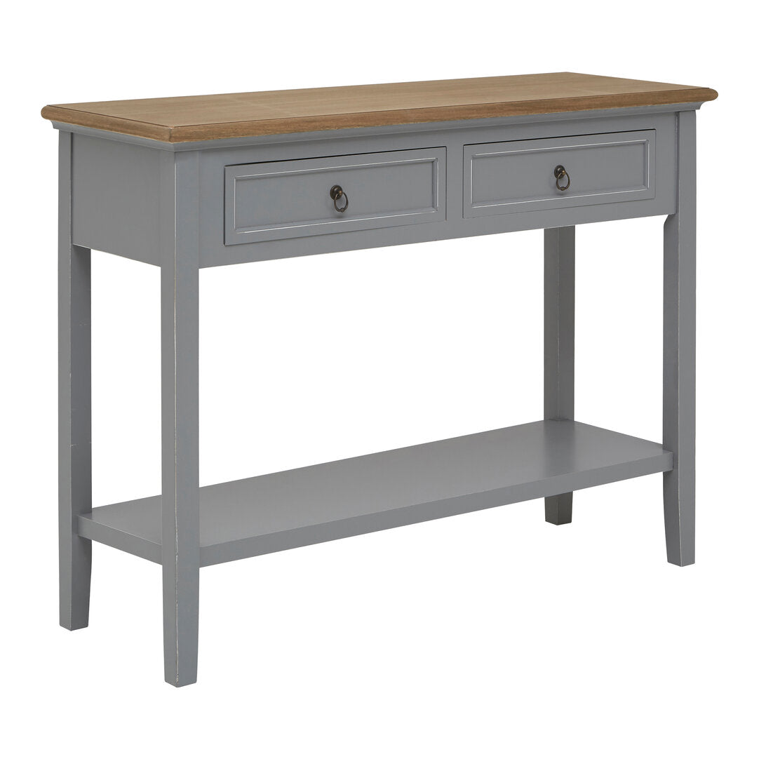 Oxford Antique Grey Console Table