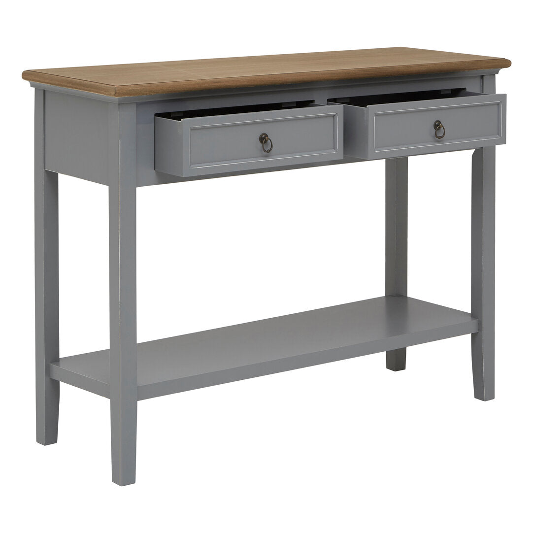 Oxford Antique Grey Console Table