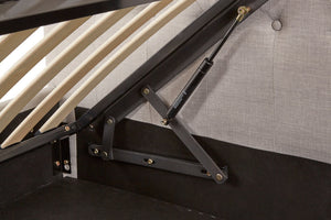 Rowan Light Grey Ottoman Storage Bed