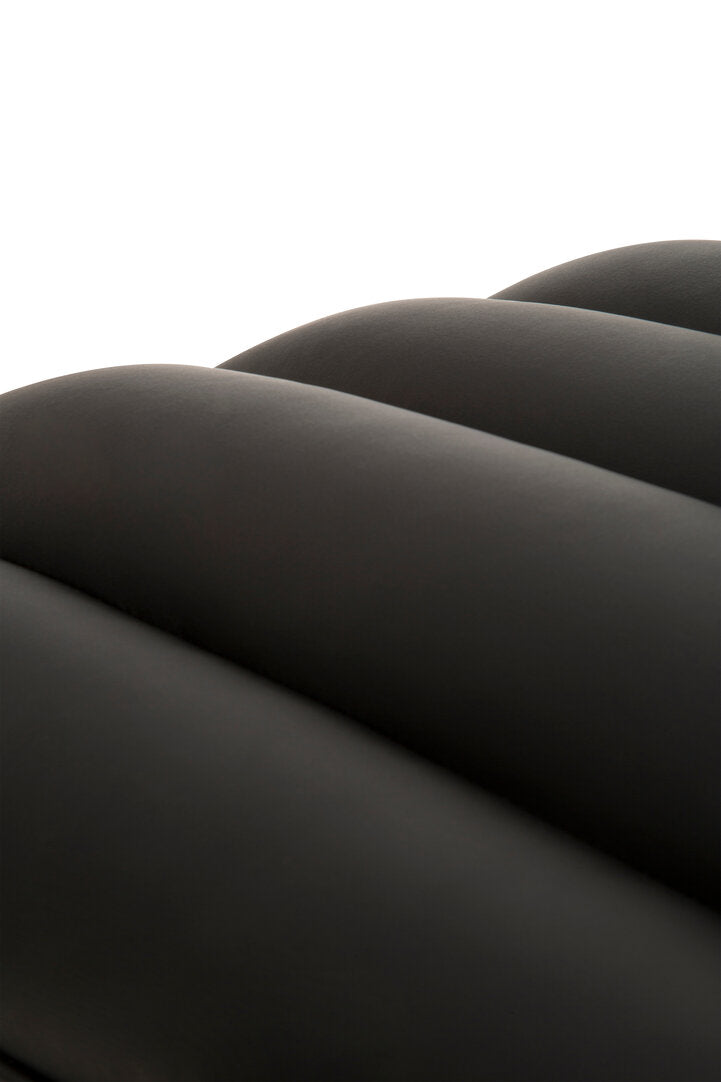 Forma Leather Effect Black Chair