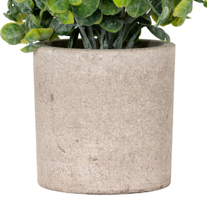Artificial Eucalyptus Plant In Stone Effect Pot