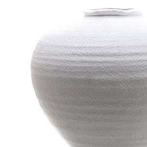 Rustic Matt White Ceramic Vase