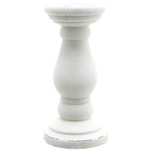 Matt White Ceramic Candlesticks