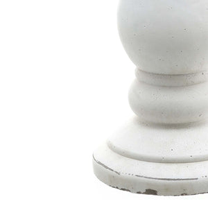 Matt White Ceramic Candlesticks