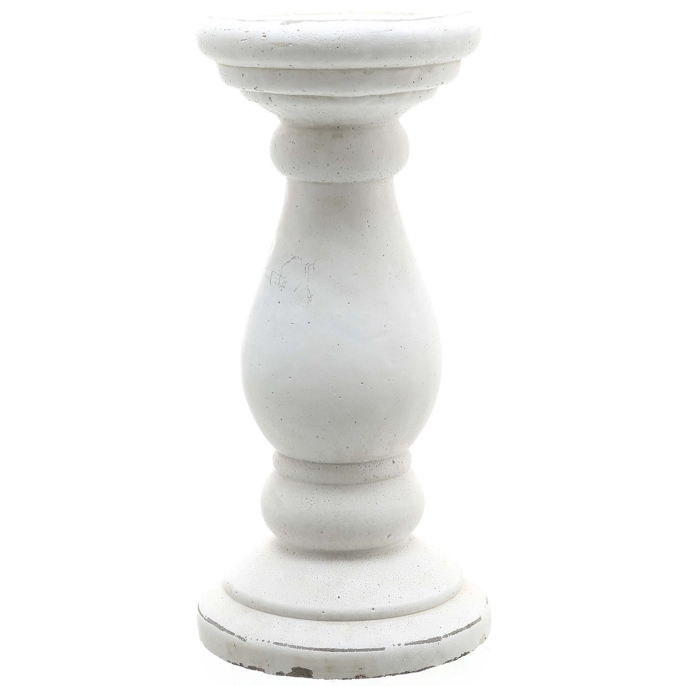 Matt White Ceramic Candlesticks
