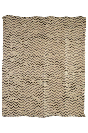 Nuvia Zigra Beige and Grey Woven Throw
