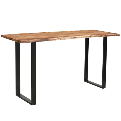 Live Edge Large Bar Table, industrial luxe