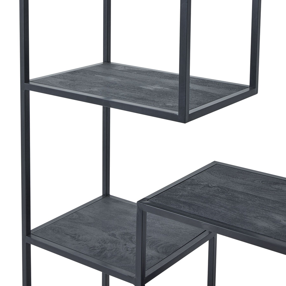 Gable Shelf Large Black Shelf Unit | Functional & Stylish Shelving – Green & Gable