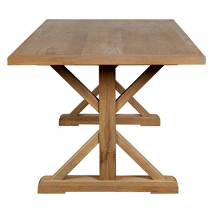Arden Cross Legged Oak Dining Table