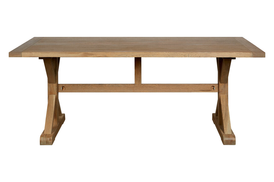 Arden Cross Legged Oak Dining Table