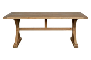Arden Cross Legged Oak Dining Table