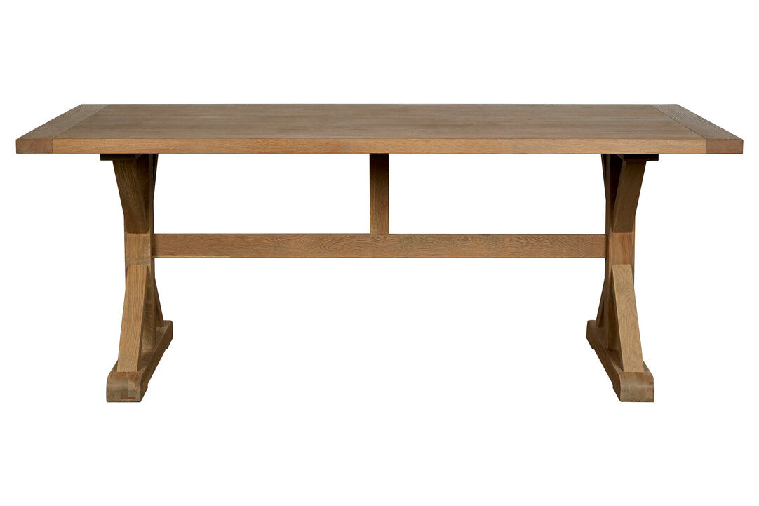 Arden Cross Legged Oak Dining Table
