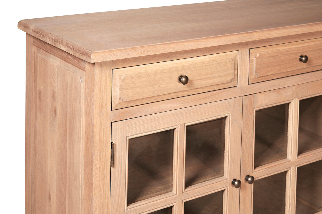 Arden Washed Oak Wooden Sideboard