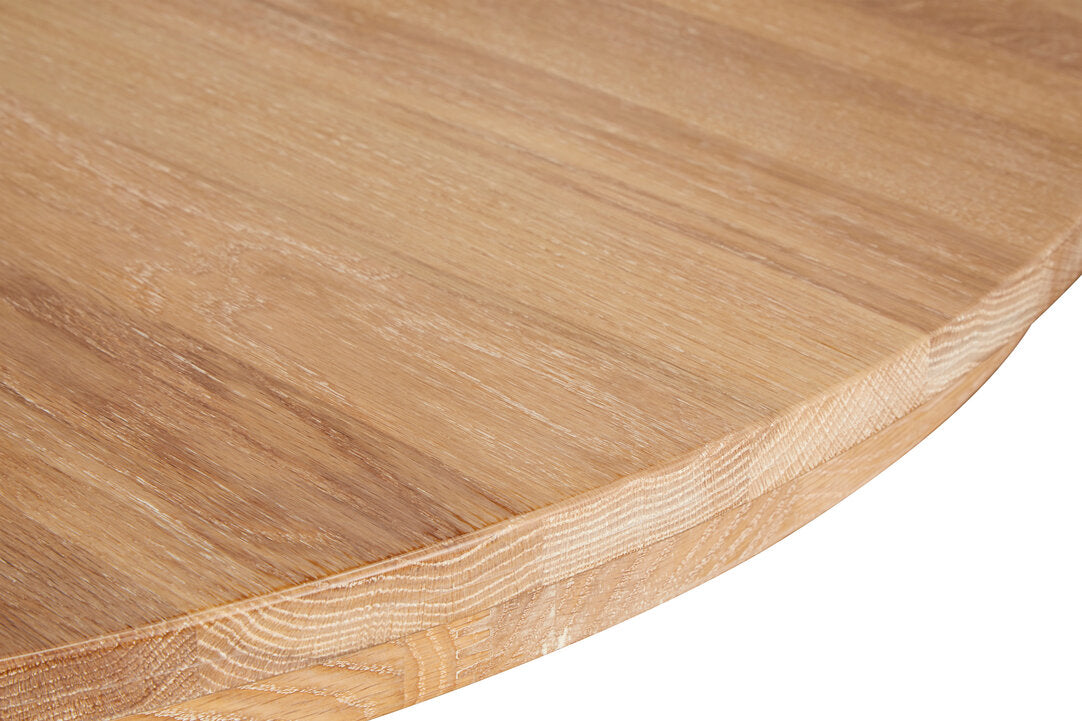 Arden Whitewash Oak & Black Dining Table