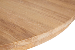 Arden Whitewash Oak & Black Dining Table