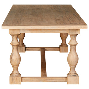 Arden Whitewashed Oak Dining Table
