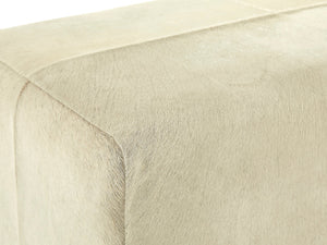 Westbury House Natural Hair On Leather Bench