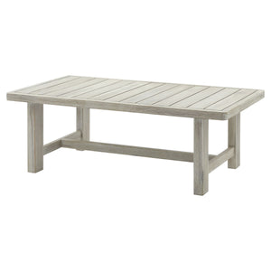 Light grey outdoor table on a white background