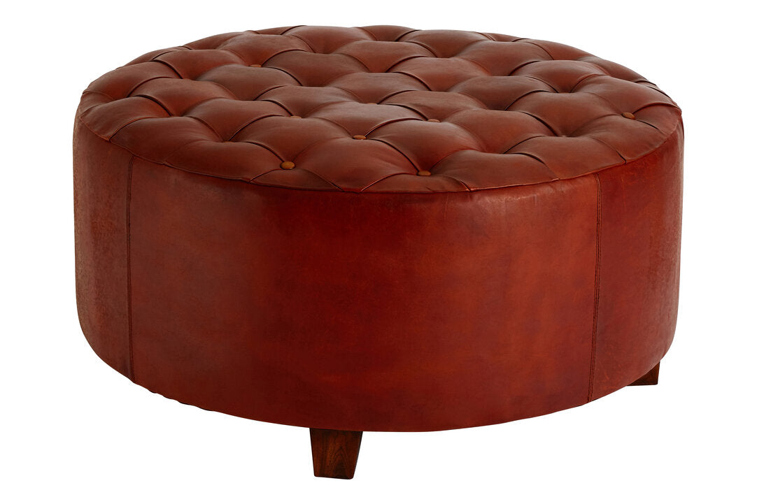 Tierra Round Buttoned Stool