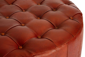 Tierra Round Buttoned Stool