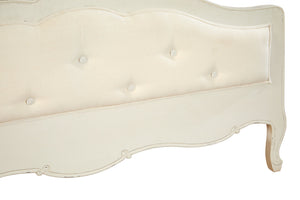 Vienne White Kingsize Bed