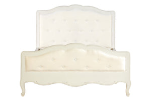 Vienne White Kingsize Bed