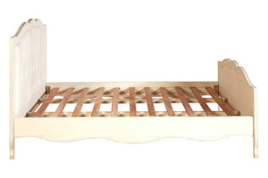 Vienne White Super Kingsize Bed