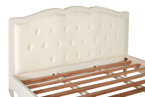 Vienne White Super Kingsize Bed