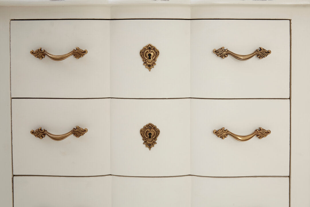 Vienne 3 Drawer White Chest