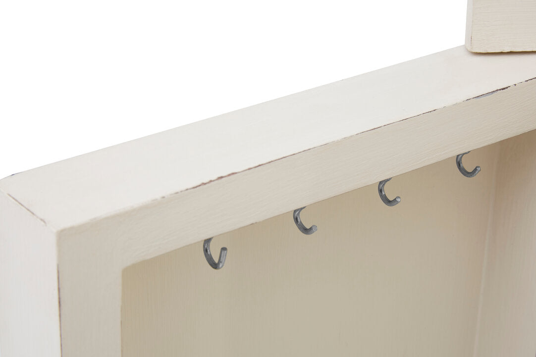 Vienne 5 Drawer Small White Chest With Jewellery Storage