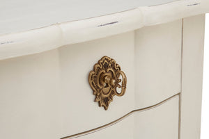 Vienne 5 Drawer Small White Chest With Jewellery Storage