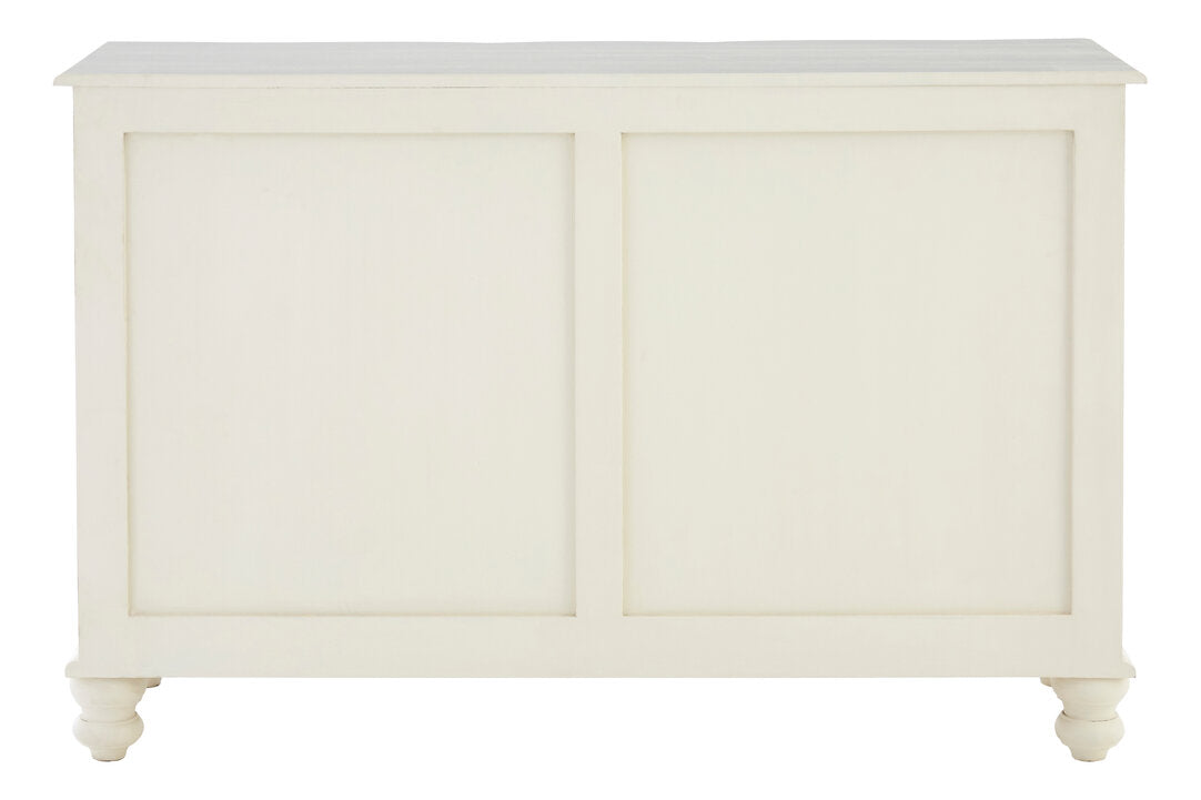Vienne 6 Drawer White Sideboard