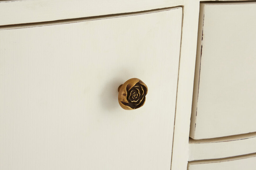 Vienne 6 Drawer White Sideboard