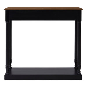 Vienne 1 Drawer Black Console Table