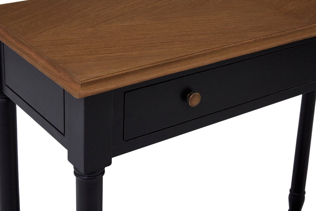 Vienne 1 Drawer Black Console Table