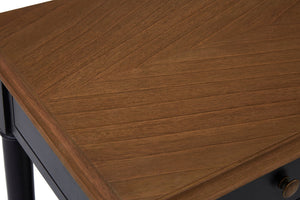 Vienne 1 Drawer Black Console Table