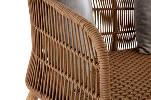 Kora 3 Seater Woven Rope Sofa