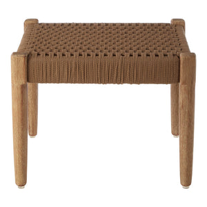 Kora Woven Rope Footstool