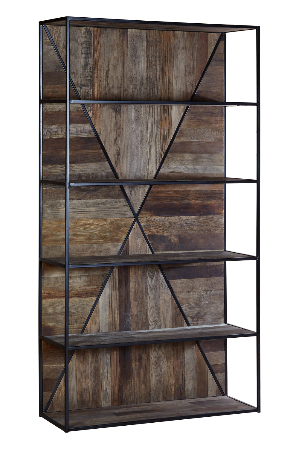 Gable Shelf Orion 5 Tier Shelf Unit | Modern Industrial Shelving – Green & Gable