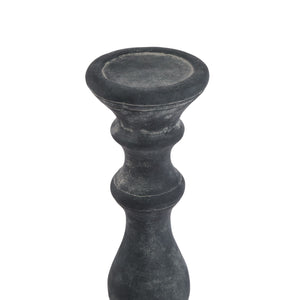 Amalfi Grey Column Candle Holder
