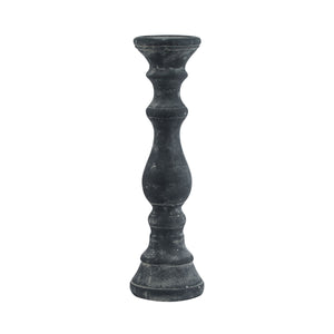 Amalfi Grey Column Candle Holder