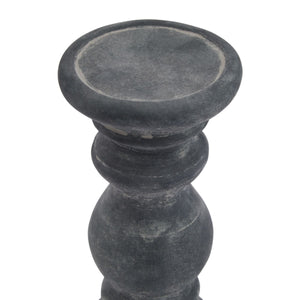 Amalfi Grey Column Candle Holder
