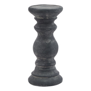 Amalfi Grey Column Candle Holder