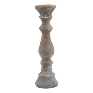 Siena Brown Column Candle Holder